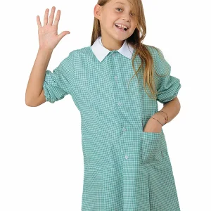 Pollicino Quadretto Isacco | Grembiule Asilo | Grembiule Scuola | Unisex (Bambino|Bambina) | 125/150 gr/m2