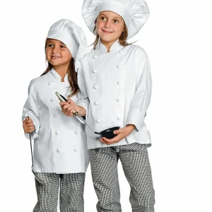 BabyChef Isacco | Giacca Cuoco Bambino | 100% Cotone | 190 gr/m2