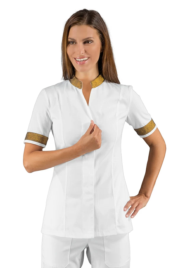 Hibiscus Isacco | Casacca Donna | Tessuto Bohème | Elasticizzato | 180 gr/m2 - immagine 4