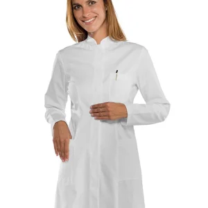 Camice Catalina Isacco | Camice Donna | Super Stretch | 97% Cotone |  3% Spandex | Elasticizzato | 210 gr/m2