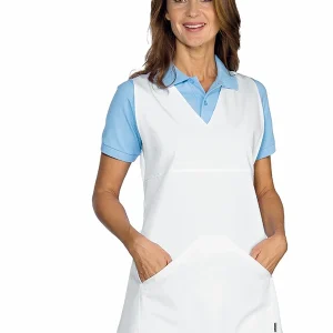 Poncho A V Isacco | Grembiule | Pettorina | Casacca | Scollo a V | Regolazione con Cordino