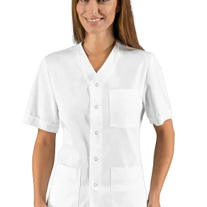 041200M Bianco Casacca Zuoz Isacco | 100% Cotone | Unisex (Uomo|Donna) | 185/190 gr/m2