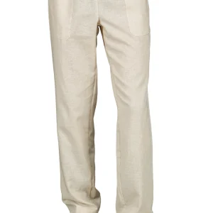 Pantalone Isacco | Pantalone con Elastico | Unisex (Uomo|Donna) | 3 Tasche | 60% Cotone | Lino | 120 gr/m2