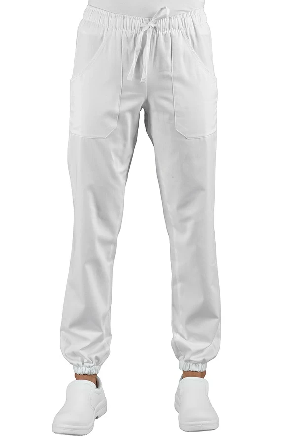 Pantalone Pantagiaffa Isacco | Caviglia con Elastico | Antimacchia | 3 Tasche | Unisex (Uomo|Donna) | 130 gr/m2 - immagine 3