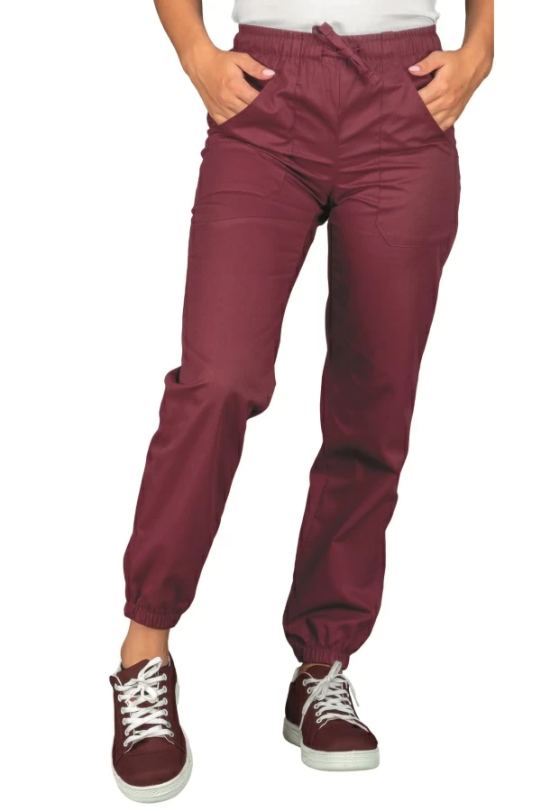 Pantalone Pantagiaffa Isacco | Caviglia con Elastico | Antimacchia | 3 Tasche | Unisex (Uomo|Donna) | 130 gr/m2 - immagine 5