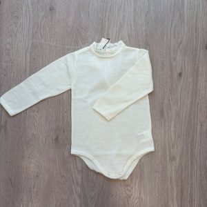 Body lana merino pizzo