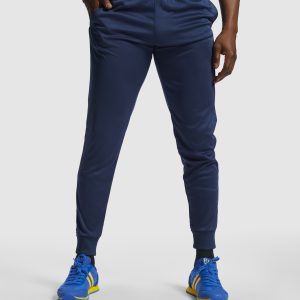 0460 Argos Roly Pantalone con Elastico | Pantalone Lungo allenamento | Tasche Laterali | Elastico e Cerniera alle Caviglie | Tessuto Tecnico 100% Poliestere | 220 gr/m2