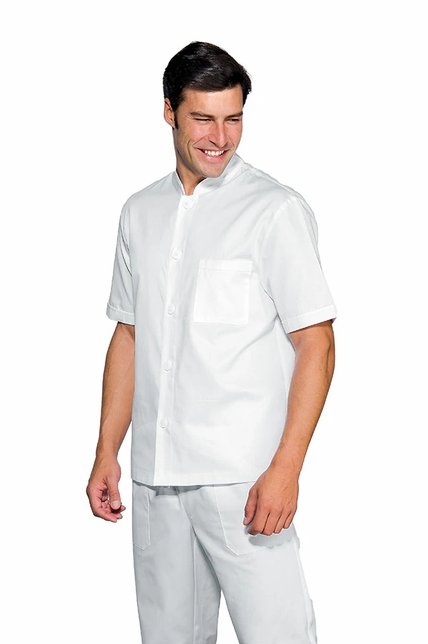 Coreana Cotone Isacco | Giacca Cuoco Uomo | 100% Cotone | 190 gr/m2 - immagine 2