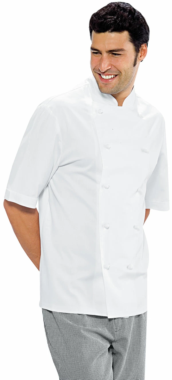 Enrica Isacco | Giacca Cuoco Uomo | 100% Cotone | 190 gr/m2 - immagine 2