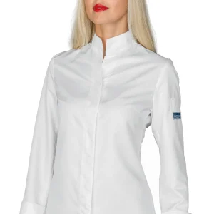 Giacca Boston Isacco | Giacca Cuoco | Donna | Antimacchia | Super Dry Light | 85gr/m2