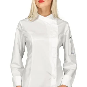 Giacca Lady Alaska Isacco | Giacca Cuoco | Donna | Antimacchia | 85gr/m2