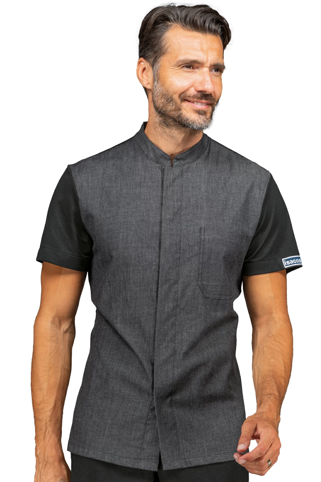 Leon Isacco | Elasticizzato Light | Giacca Cuoco Uomo | 140 gr/m2