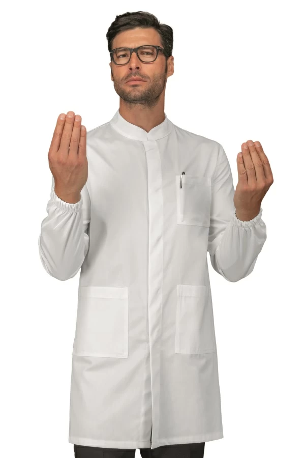 Camice Dover Isacco | Camice Uomo | Super Stretch | 97% Cotone | 3% Spandex | Elasticizzato | 210 gr/m2 - immagine 2