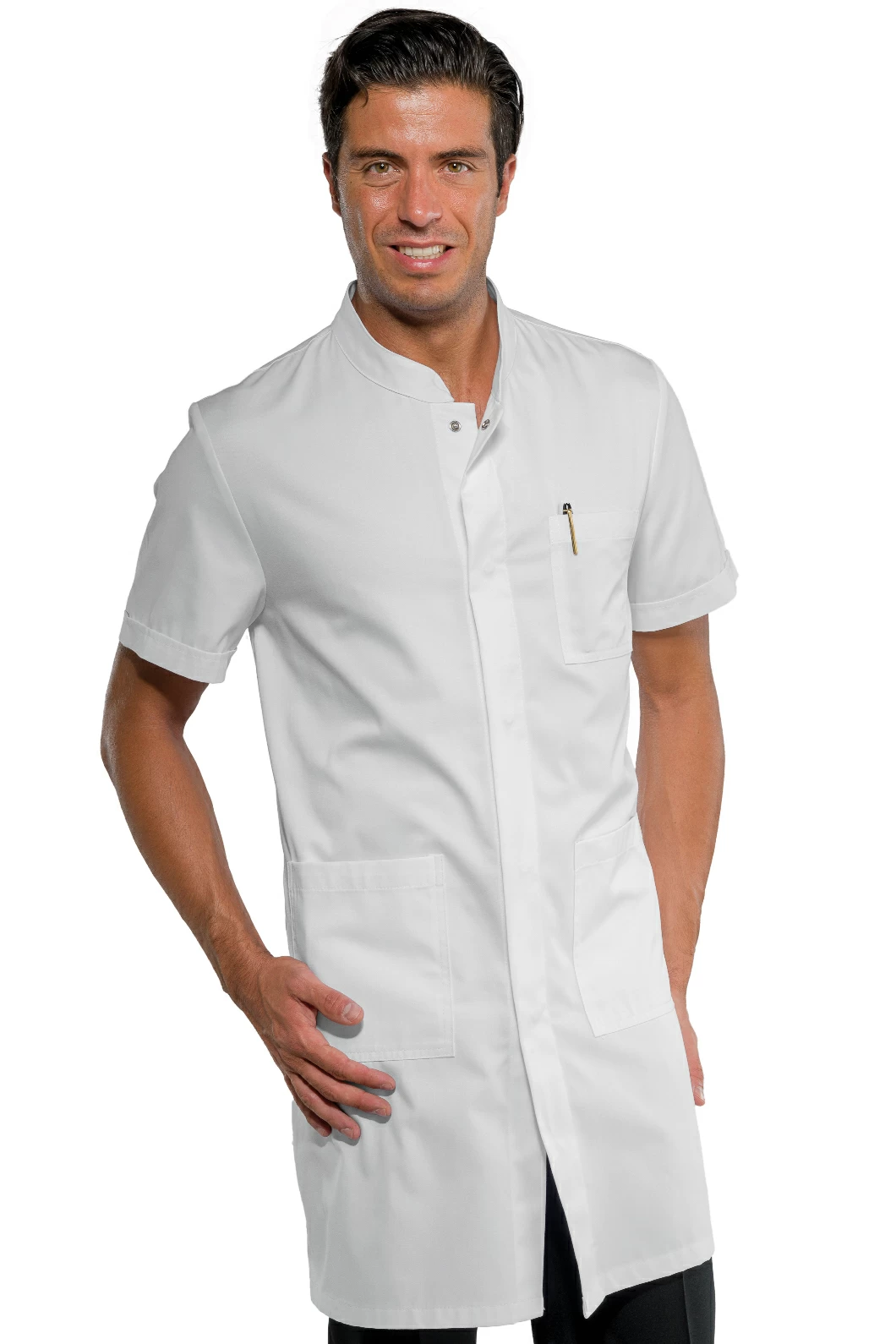 Camice Dover Isacco | Camice Uomo | Super Stretch | 97% Cotone | 3% Spandex | Elasticizzato | 210 gr/m2 - immagine 4