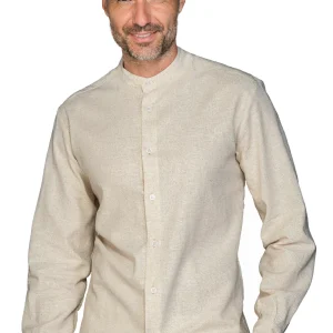 Detroit Isacco | Camicia Unisex (Uomo|Donna) | 60% Cotone | Lino | 120 gr/m2