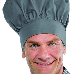 075012 Grigio Isacco | Cappello Cuoco | Chiusura con Velcro | PolyCotone | 195 gr/m2