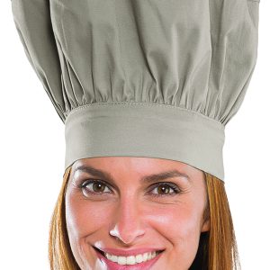 075035 Tortora Isacco | Cappello Cuoco | Chiusura con Velcro | PolyCotone | 195 gr/m2