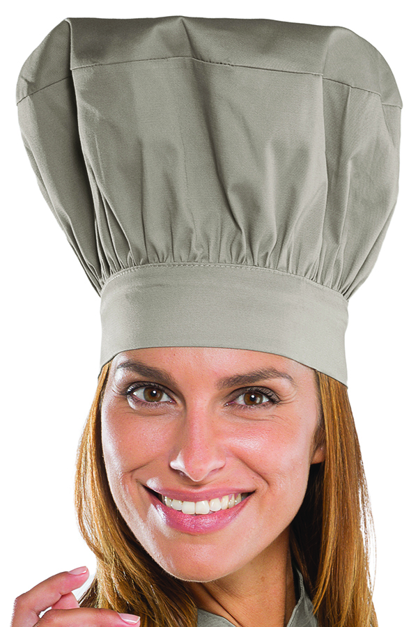 075035 Tortora Isacco | Cappello Cuoco | Chiusura con Velcro | PolyCotone | 195 gr/m2