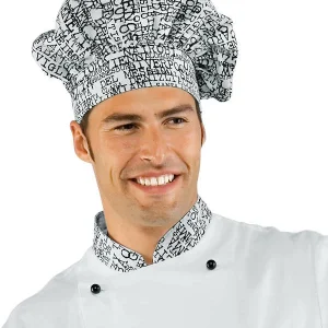 075068 New York Isacco | Cappello Cuoco | Chiusura con Velcro | 100% Cotone | 190 gr/m2