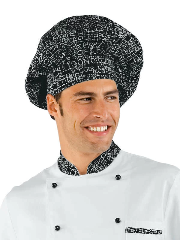075069 San Francisco Isacco | Cappello Cuoco | Chiusura con Velcro | 100% Cotone | 190 gr/m2 - immagine 2