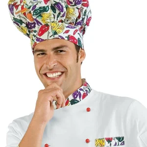 075950 Pepper Isacco | Cappello Cuoco | Chiusura con Velcro | 100% Cotone | 190 gr/m2