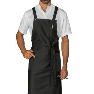 087971 Grembiule Gordon Extra Large | Isacco | Grembiule Pettorina | Con Regolazione | Bretelle Incrociate | 100×105 | 195 gr/m2