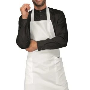 Grembiule Champagne Isacco | Grembiule Pettorina | con Tasche | con Regolazione | 90×70 cm | 195/210 gr/m2
