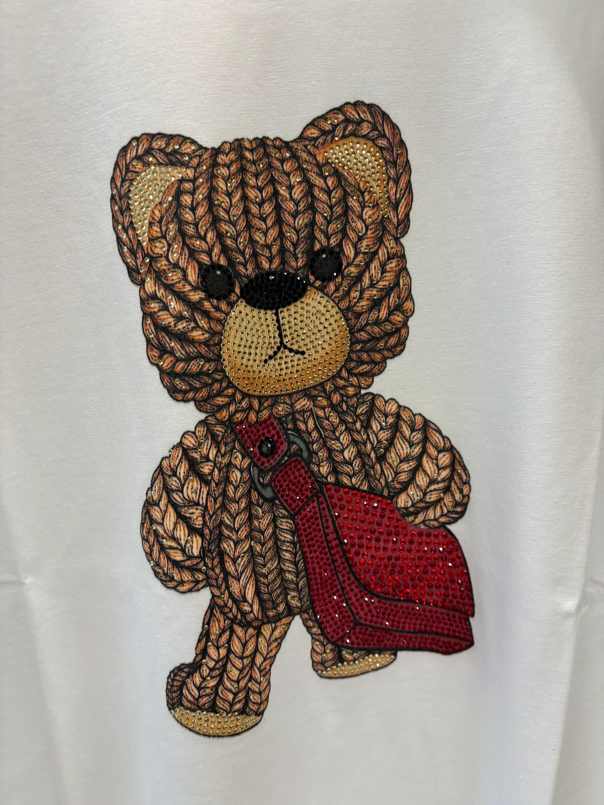 DANIEL & MAYER - MAGLIA MAN. LUNGHE - ORSETTO - ROSSA - immagine 3