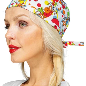 123932 Smile Isacco | Bandana | Sanitario | Regolazione Posteriore Con Cordini | 100%Cotone | 190 gr/m2