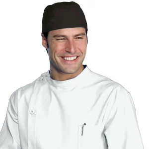 Nero Isacco | Bandana | Regolazione Posteriore con Cordini | PolyCotone | 195 gr/m2