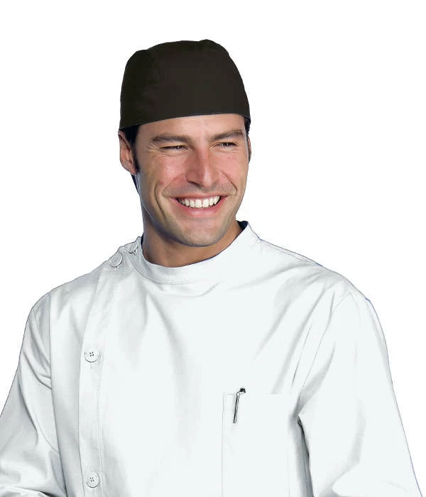 Nero Isacco | Bandana | Regolazione Posteriore con Cordini | PolyCotone | 195 gr/m2 - immagine 2