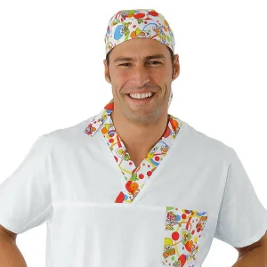 124032 Smile Isacco | Bandana | Regolazione Posteriore Con Cordini | 100%Cotone | 190 gr/m2