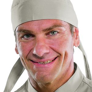 Tortora Isacco | Bandana | Regolazione Posteriore Con Cordini | Polycotone | 195 gr/m2