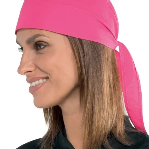 Fuxia Isacco | Bandana | Regolazione Posteriore Con Cordini | Polycotone | 195 gr/m2