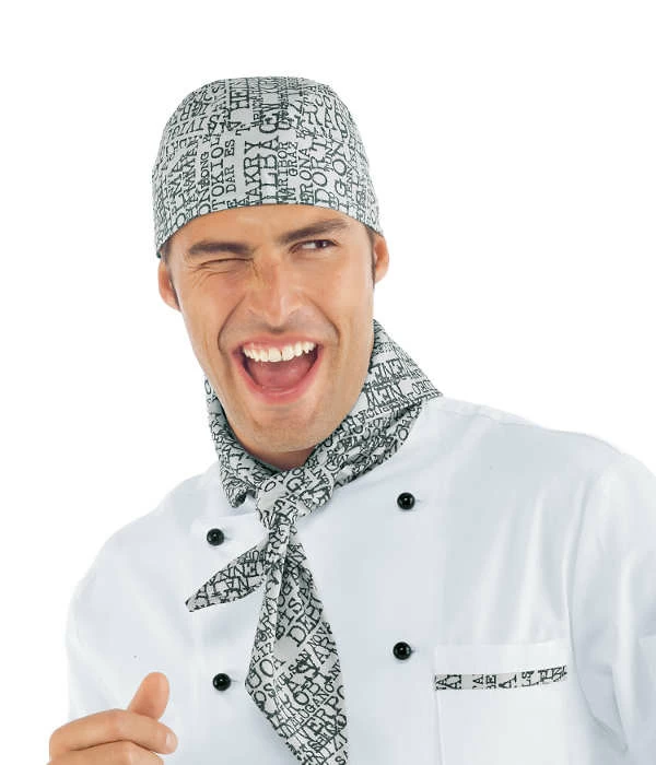 Città Isacco | Bandana | Regolazione Posteriore Con Cordini | 100% Cotone | 190 gr/m2 - immagine 3