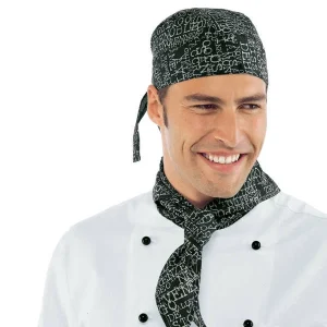 Città Isacco | Bandana | Regolazione Posteriore Con Cordini | 100% Cotone | 190 gr/m2