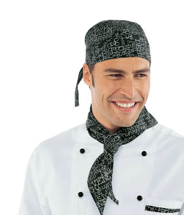 Città Isacco | Bandana | Regolazione Posteriore Con Cordini | 100% Cotone | 190 gr/m2