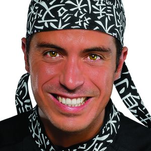 Sushi Isacco | Bandana | Regolazione Posteriore Con Cordini | 100% Cotone | 190 gr/m2