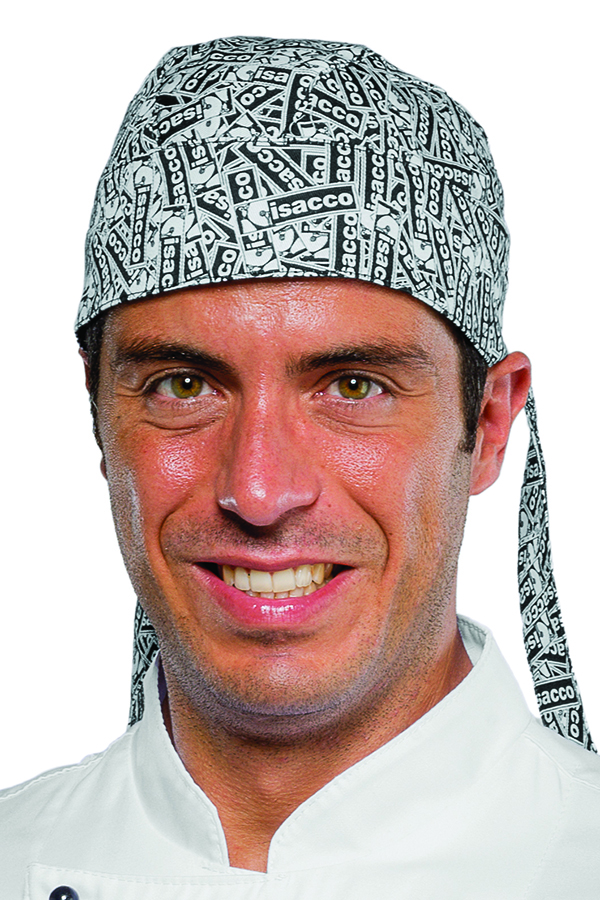 Brand Isacco | Bandana | Regolazione Posteriore Con Cordini | 100% Cotone | 190 gr/m2