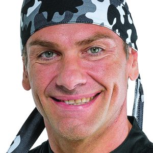 Mimetico Isacco | Bandana | Regolazione Posteriore Con Cordini | 100% Cotone | 190 gr/m2