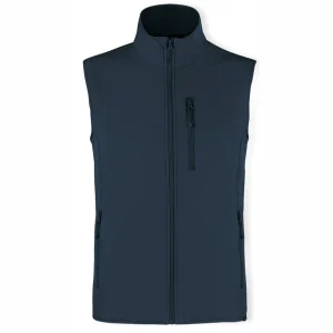 1306 Jandro Makito | Gilet in Softshell | Uomo | Smanicato | Con Tasche | 300gr/m2 | Interno in Pile | Elasticizzato