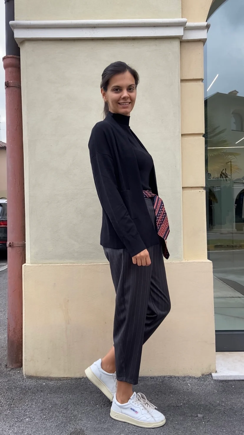 DANIEL & MAYER - CARDIGAN COORDINATO - NERO - immagine 3