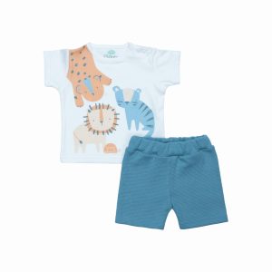 Completino spezzato maschietto puro cotone Fs baby