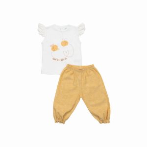 Completino spezzato lino e cotone fs baby