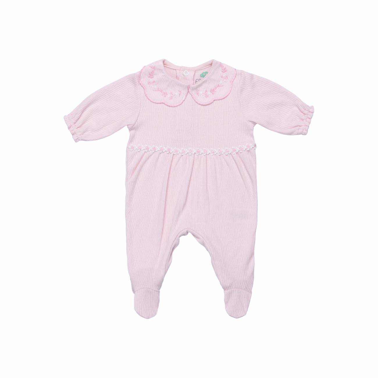 Tutina nascita fiori puro cotone Fs baby - immagine 8
