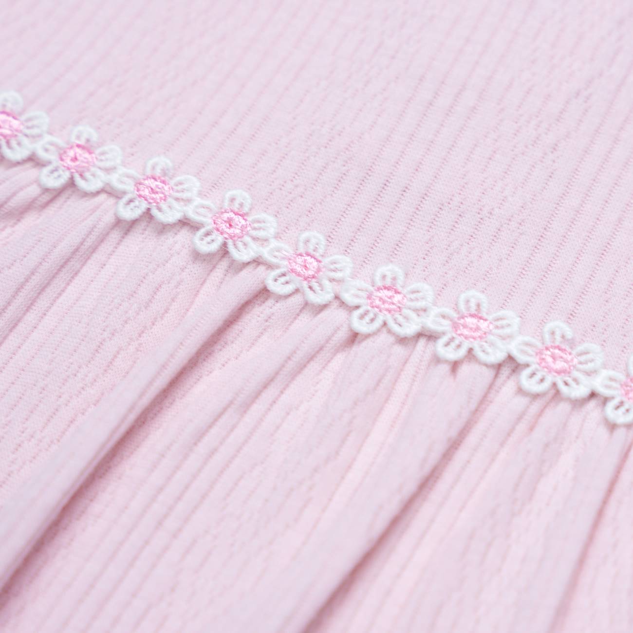 Tutina nascita fiori puro cotone Fs baby - immagine 5