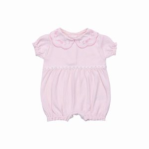 Pagliaccetto nascita fiorellini puro cotone Fs baby