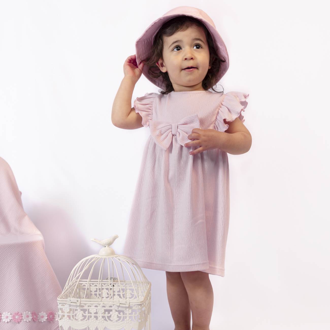 Abito fiorellini Fs baby - immagine 3