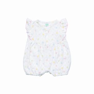 Pagliaccetto nascita cuoricini puro cotone Fs baby