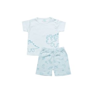 Completino basico maschietto dinosauri Fs baby